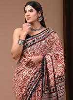 Cotton Multi Casual Wear Printed Saree